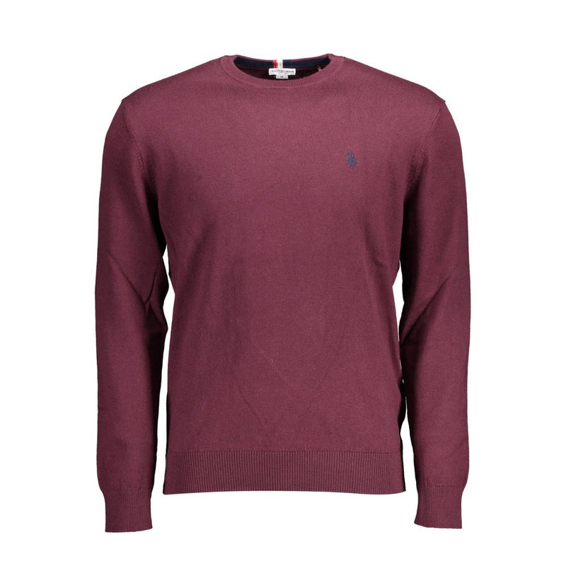 Purple Cotton Sweater-U.S. POLO ASSN.-LabelTerrace.com