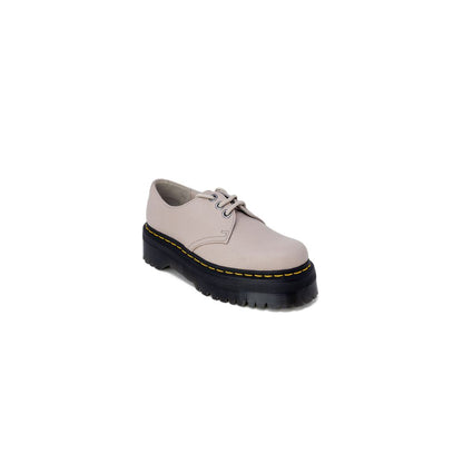 Purple Leather Lace-Up Boot