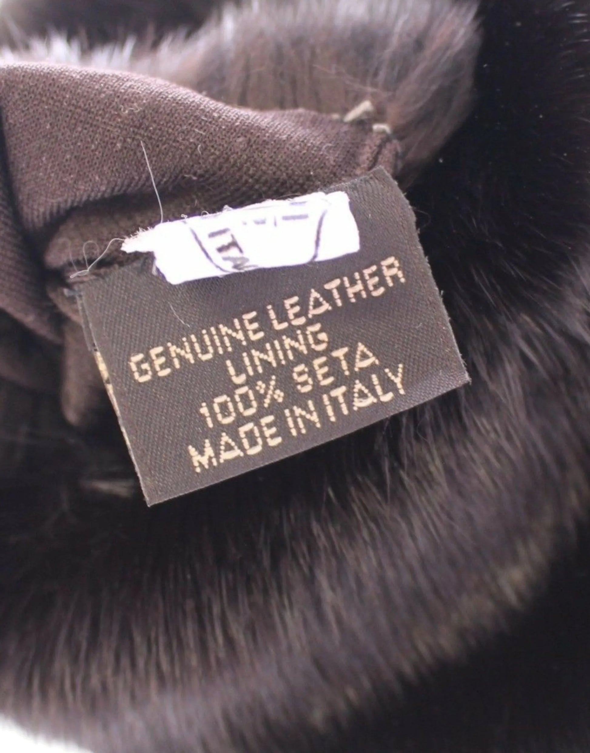 Purple Mink Fur Goatskin Suede Leather Gloves-Dolce & Gabbana-LabelTerrace.com