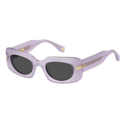 Purple Plastic Sunglasses-Marc Jacobs-LabelTerrace.com