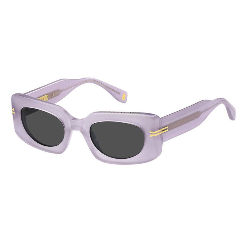 Purple Plastic Sunglasses-Marc Jacobs-LabelTerrace.com
