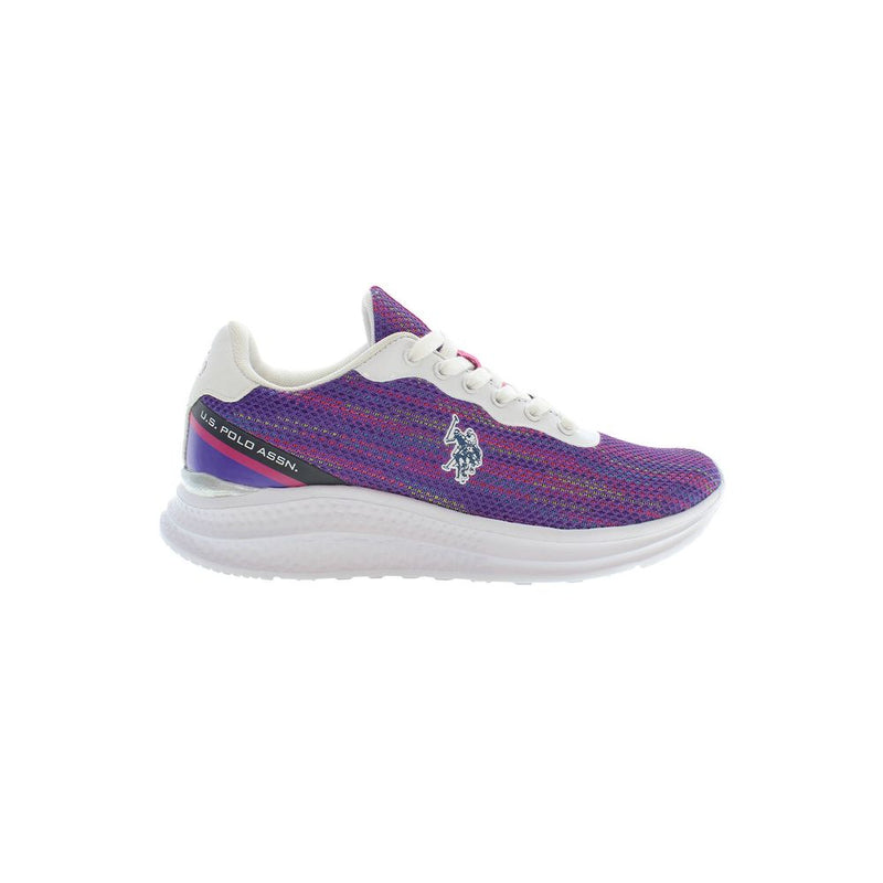 Purple Polyester Women Sneaker-U.S. POLO ASSN.-LabelTerrace.com