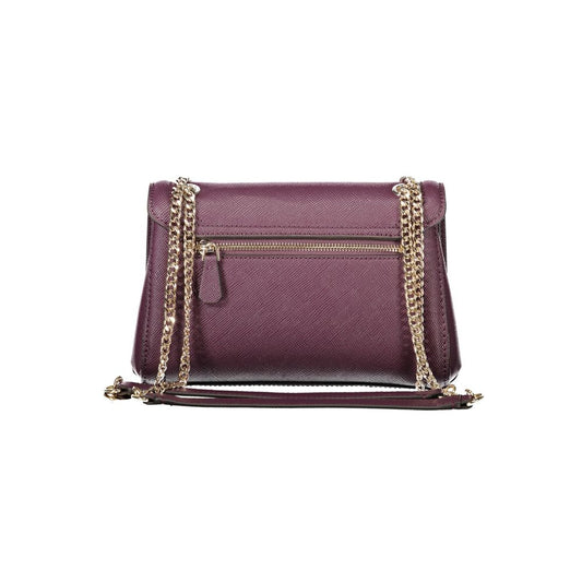 Purple Polyethylene Women Handbag-Guess Jeans-LabelTerrace.com