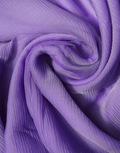 Purple Silk Rectangle Wrap Shawl Scarf-Dolce & Gabbana-LabelTerrace.com