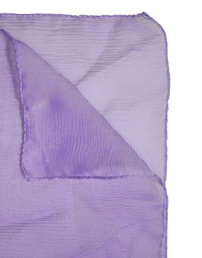 Purple Silk Rectangle Wrap Shawl Scarf-Dolce & Gabbana-LabelTerrace.com