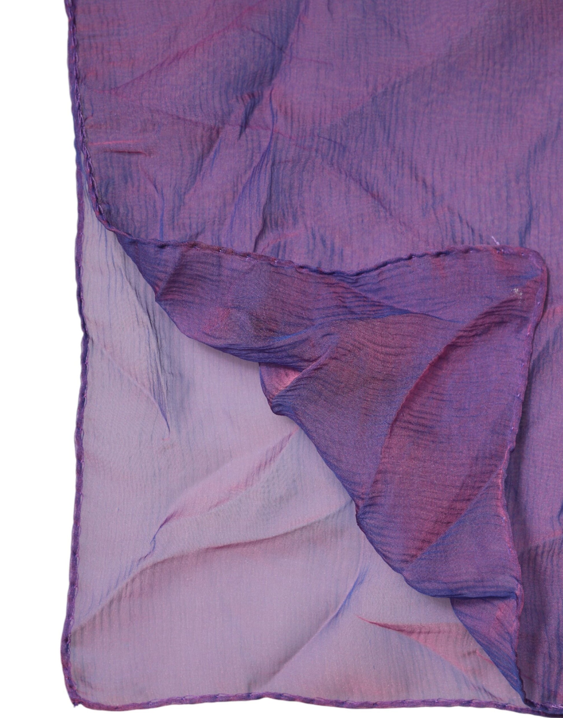 Purple Silk Rectangle Wrap Shawl Scarf-Dolce & Gabbana-LabelTerrace.com