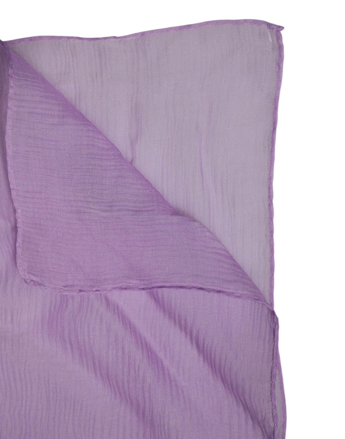 Purple Silk Rectangle Wrap Shawl Scarf-Dolce & Gabbana-LabelTerrace.com