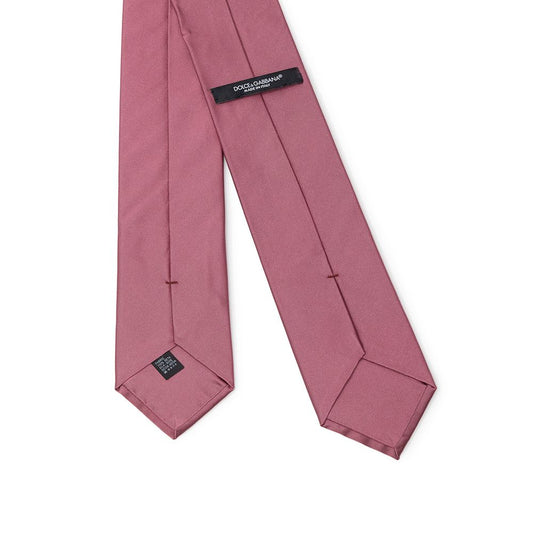 Purple Silk Ty-Dolce & Gabbana-LabelTerrace.com