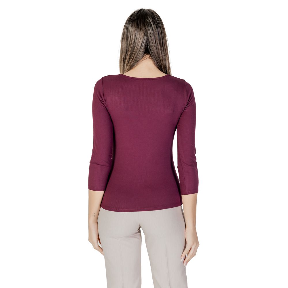 Purple Viscose Long Sleeve
