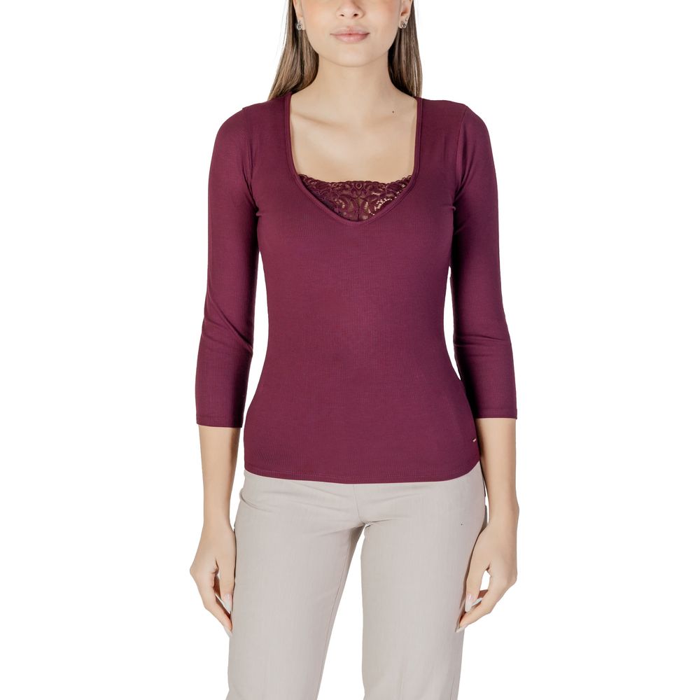 Purple Viscose Long Sleeve