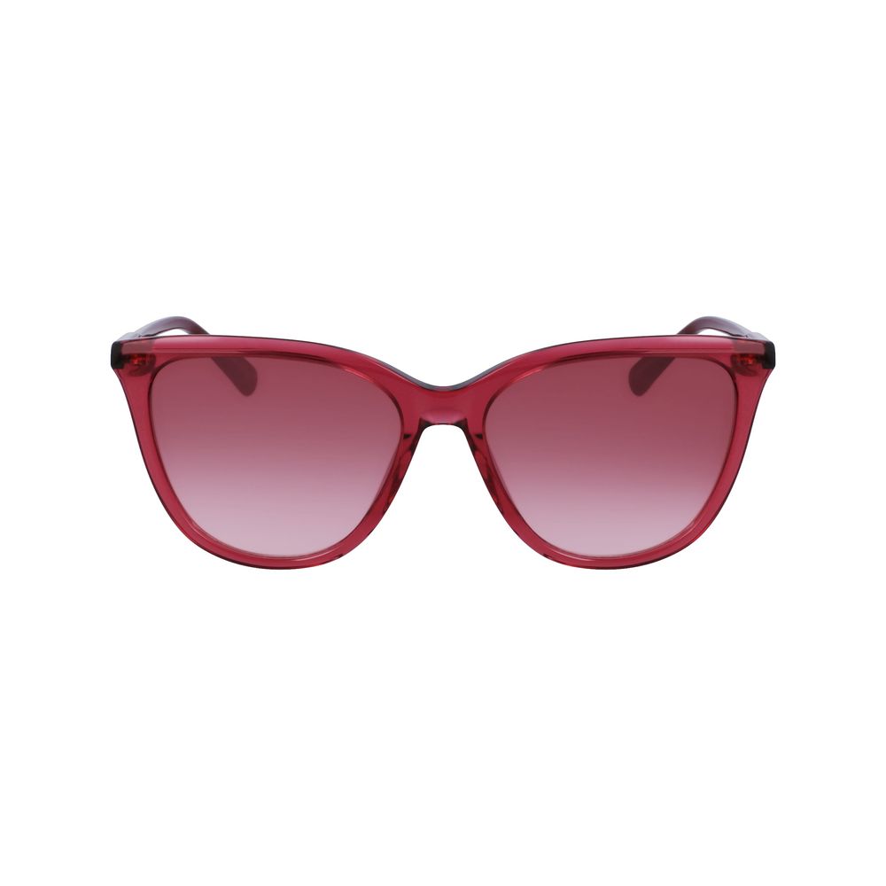 Red Acetate Sunglasses-Longchamp-LabelTerrace.com
