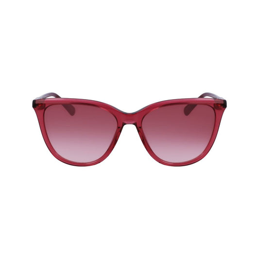 Red Acetate Sunglasses-Longchamp-LabelTerrace.com