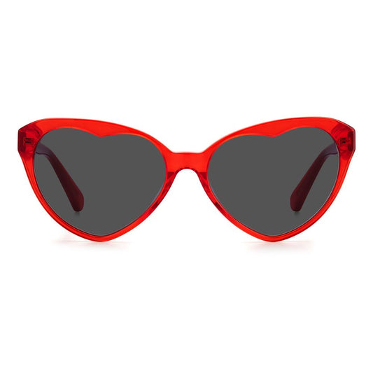 Red Acetate Sunglasses-Kate Spade-LabelTerrace.com