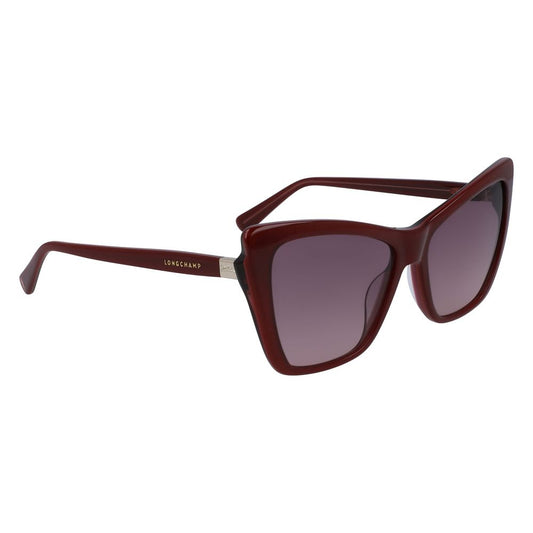 Red Acetate Sunglasses-Longchamp-LabelTerrace.com