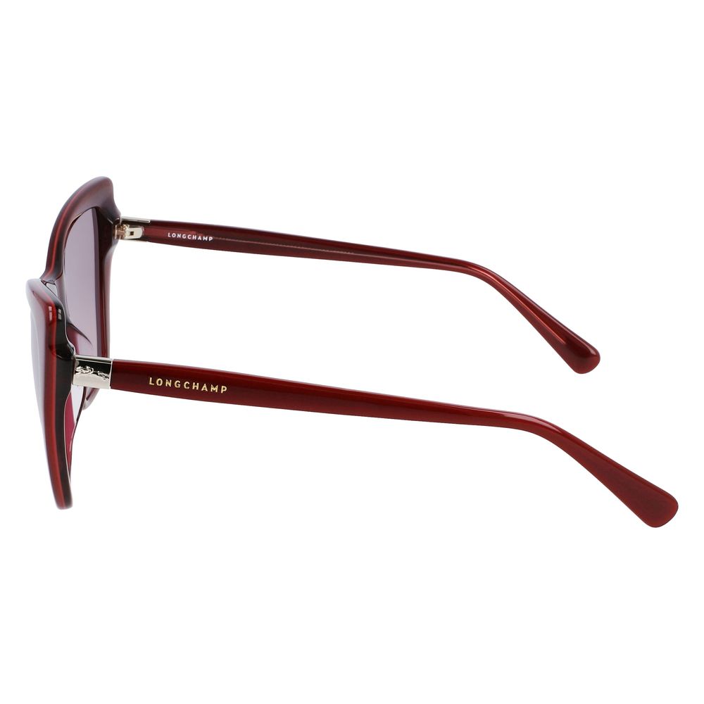 Red Acetate Sunglasses-Longchamp-LabelTerrace.com