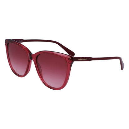 Red Acetate Sunglasses-Longchamp-LabelTerrace.com
