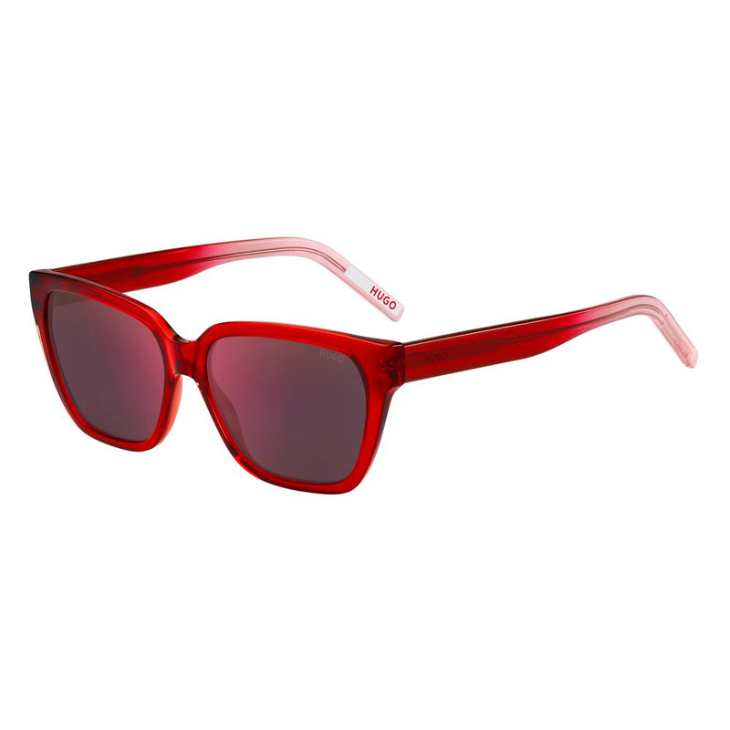 Red Acetate Sunglasses-Hugo Boss-LabelTerrace.com