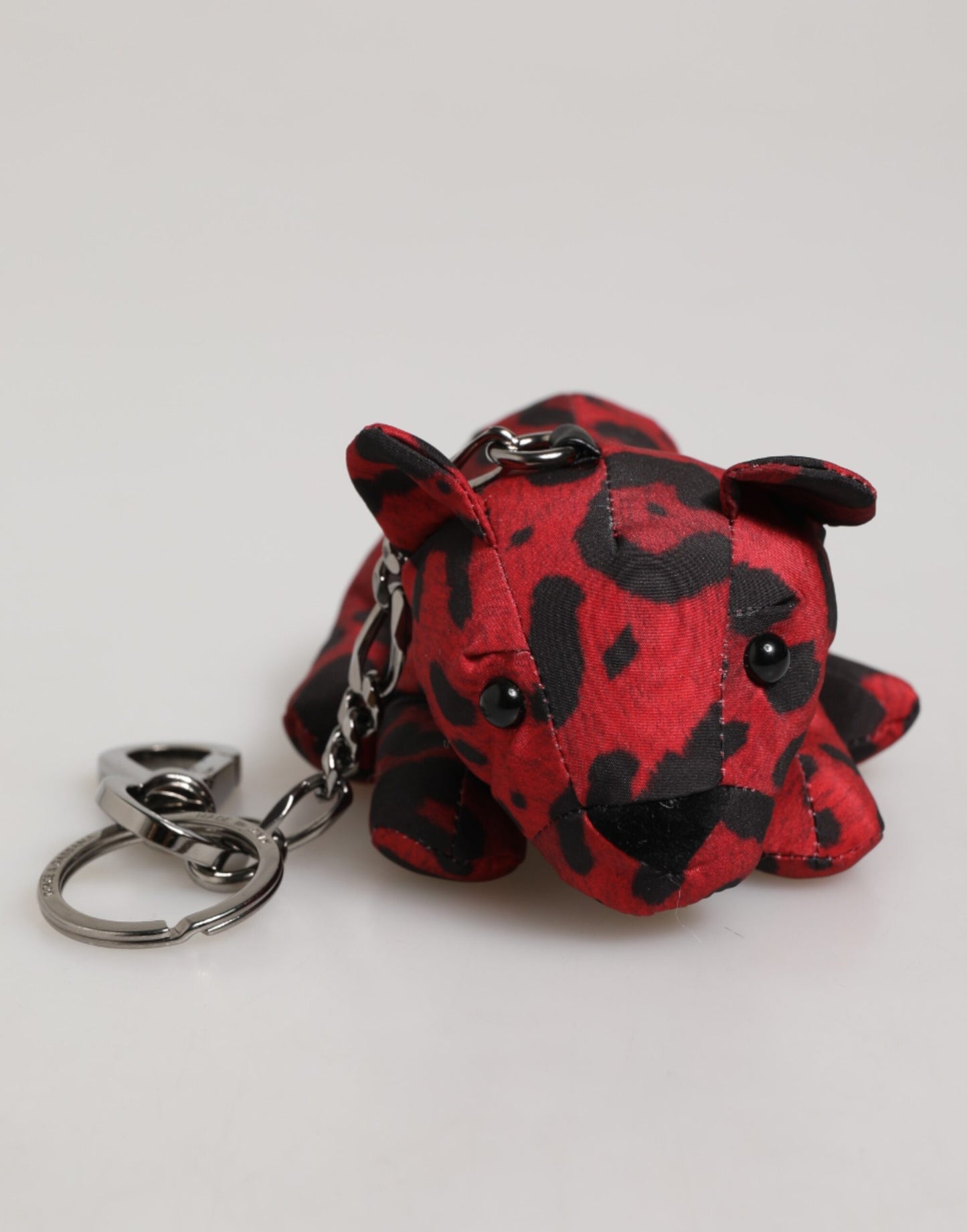 Red Black Polyester Animal Silhouette Keychain Keyring-Dolce & Gabbana-LabelTerrace.com