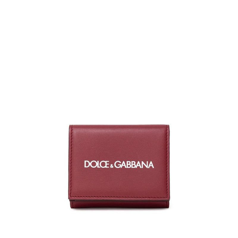 Red Calfskin Wallet-Dolce & Gabbana-LabelTerrace.com