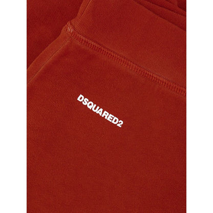 Red Cotton Flared Pant-Dsquared²-LabelTerrace.com