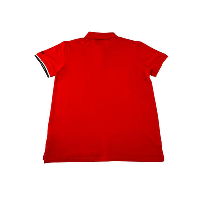 Red Cotton Men Polo Shirt-Iceberg-LabelTerrace.com