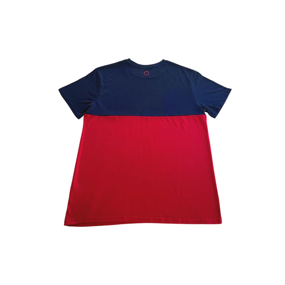 Red Cotton Men's T-Shirt-Trussardi Beachwear-LabelTerrace.com