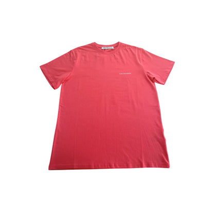 Red Cotton Men's T-Shirt-Trussardi Beachwear-LabelTerrace.com