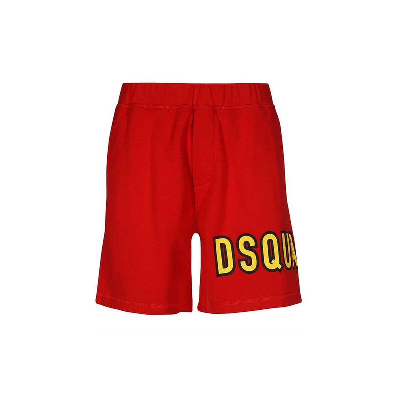 Cotton Logo Shorts-Dsquared²-LabelTerrace.com