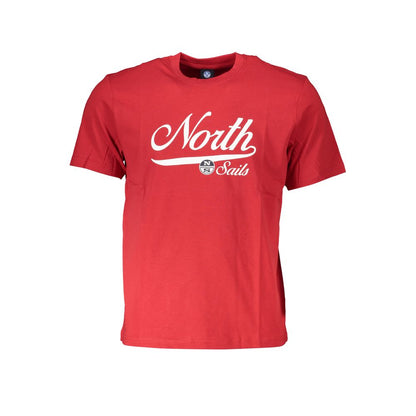 Red Cotton T-Shirt-North Sails-LabelTerrace.com