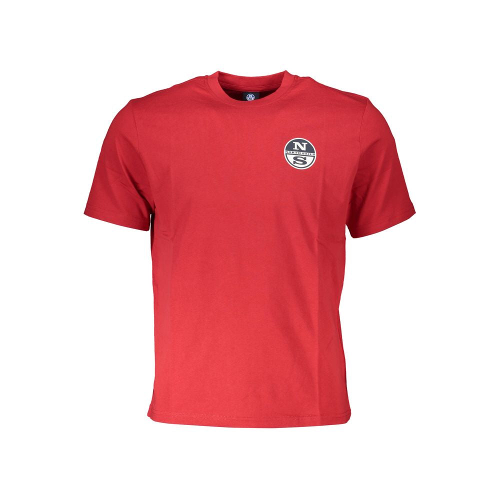 Red Cotton T-Shirt-North Sails-LabelTerrace.com