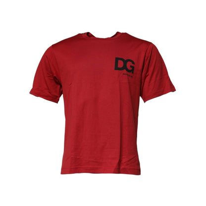 Red Cotton T-Shirt-Dolce & Gabbana-LabelTerrace.com