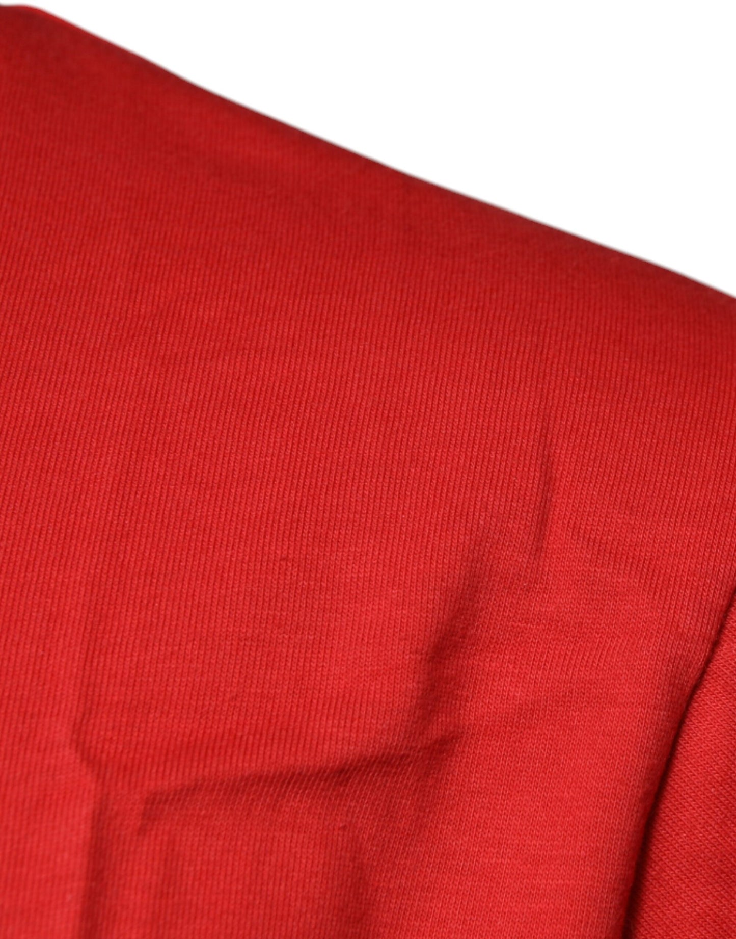 Red DG Logo Cotton Crew Neck T-shirt-Dolce & Gabbana-LabelTerrace.com