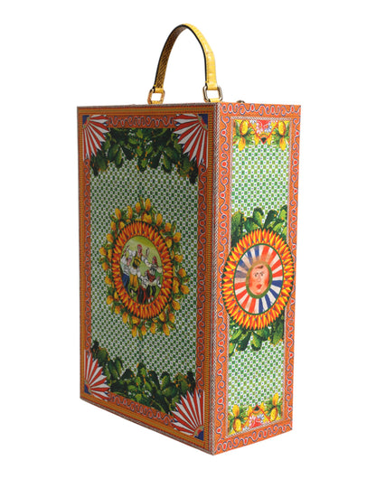 Red Dress Ceramic Porcelain Fashion Box Leather Sicily Dolls-Dolce & Gabbana-LabelTerrace.com