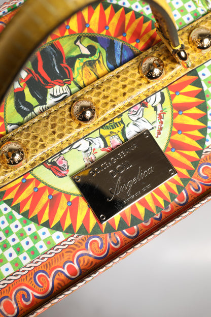 Red Dress Ceramic Porcelain Fashion Box Leather Sicily Dolls-Dolce & Gabbana-LabelTerrace.com