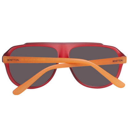 Red Injected Sunglasses-Benetton-LabelTerrace.com