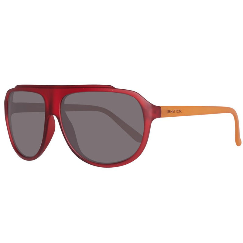 Red Injected Sunglasses-Benetton-LabelTerrace.com