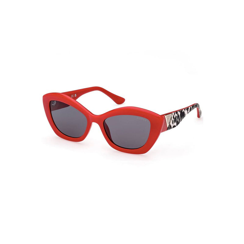 Red Injected Women Sunglass-Guess Jeans-LabelTerrace.com