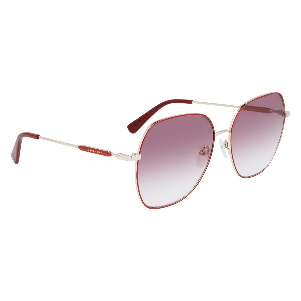 Red Metal Sunglasses-Longchamp-LabelTerrace.com