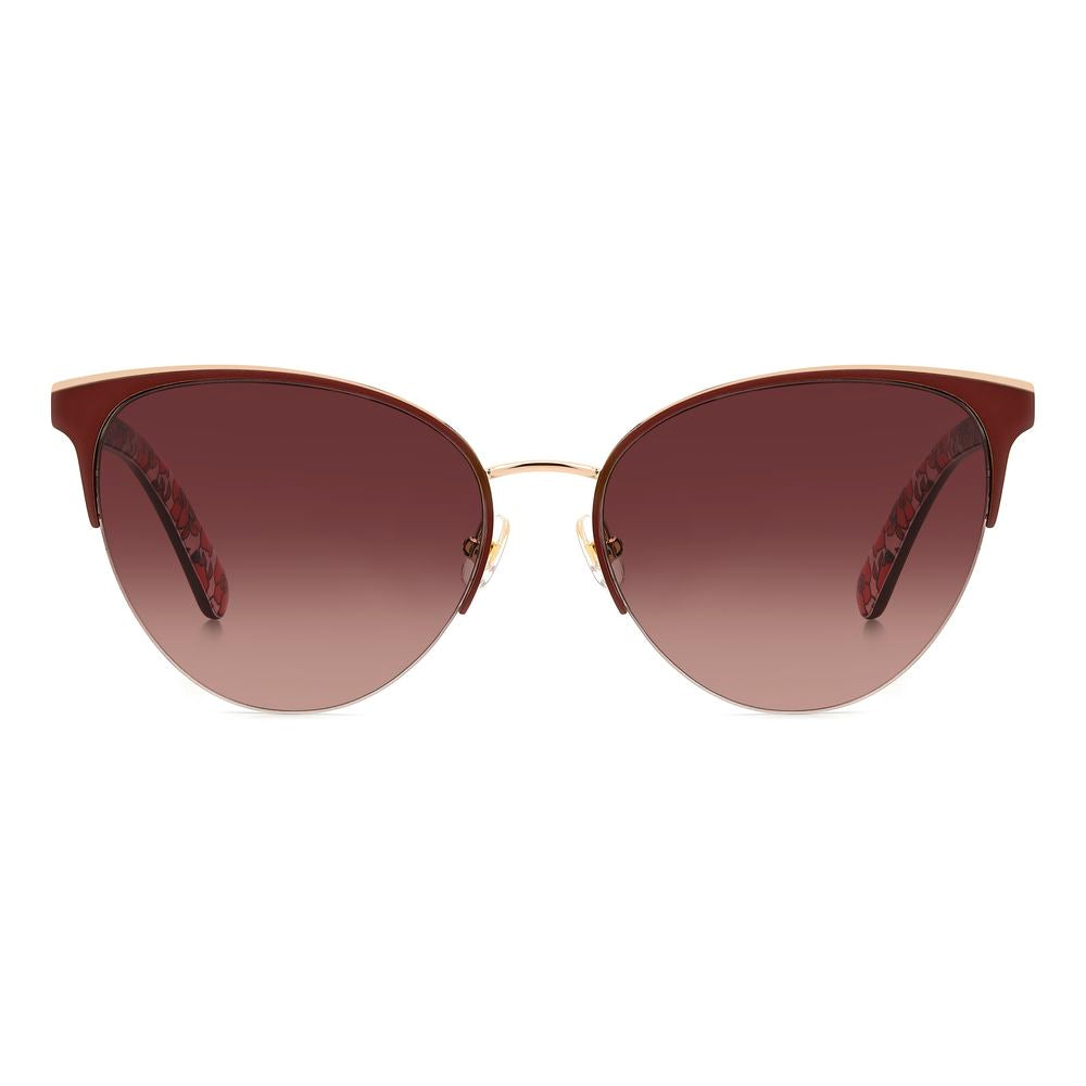 Red Metal Sunglasses-Kate Spade-LabelTerrace.com