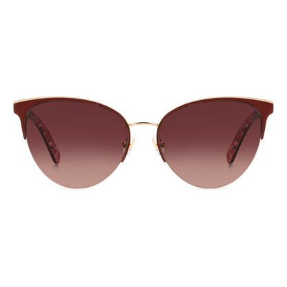 Red Metal Sunglasses-Kate Spade-LabelTerrace.com