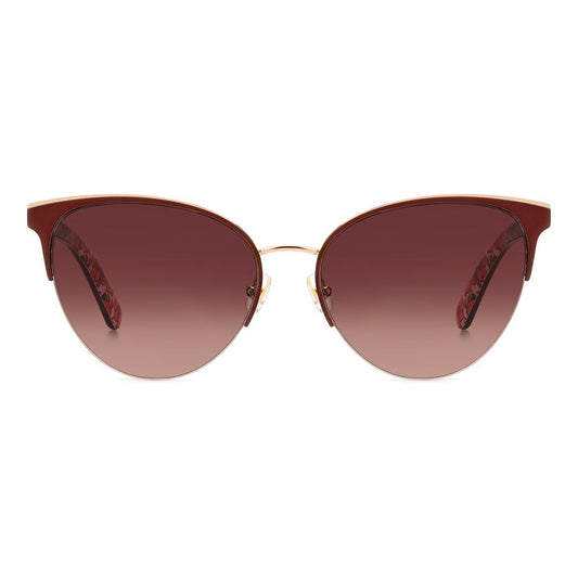 Red Metal Sunglasses-Kate Spade-LabelTerrace.com