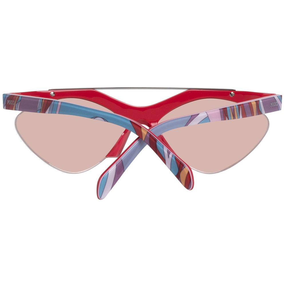Red Metal Sunglasses