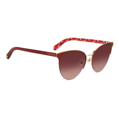 Red Metal Sunglasses-Kate Spade-LabelTerrace.com