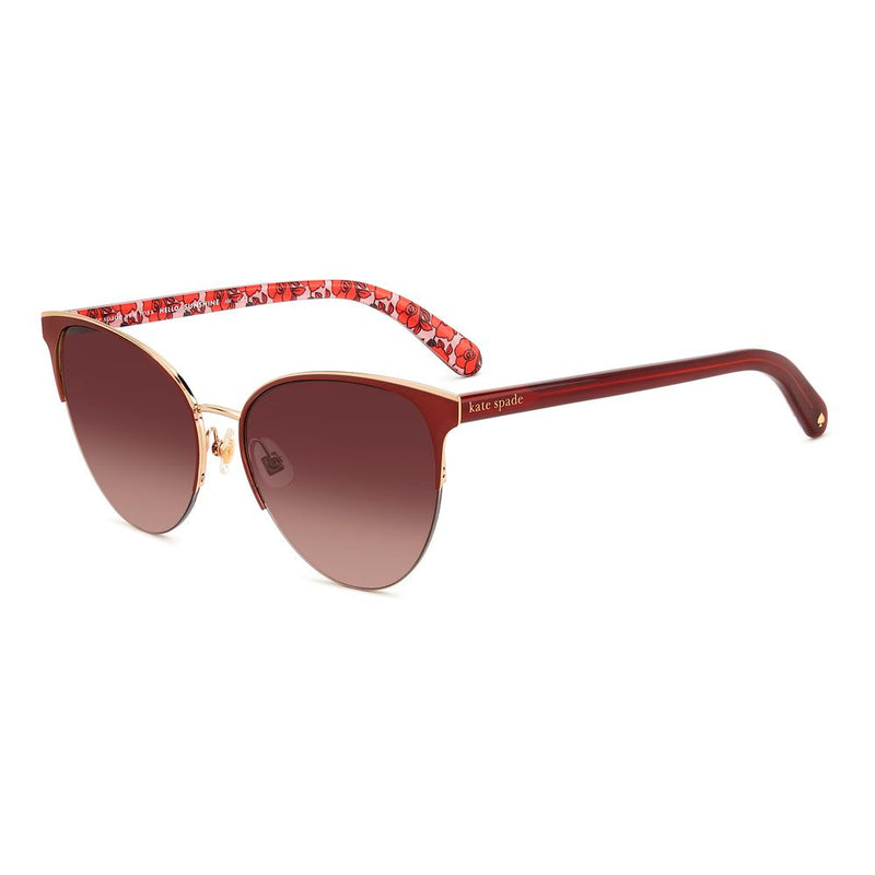 Red Metal Sunglasses-Kate Spade-LabelTerrace.com