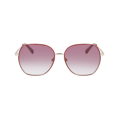 Red Metal Sunglasses-Longchamp-LabelTerrace.com