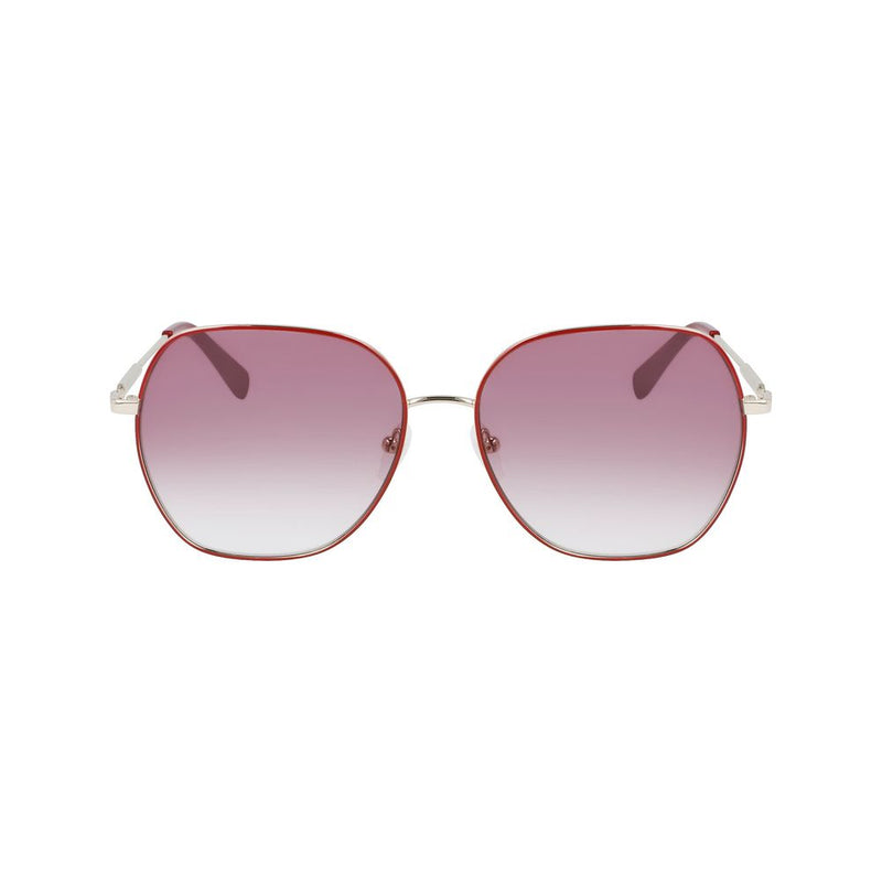 Red Metal Sunglasses-Longchamp-LabelTerrace.com