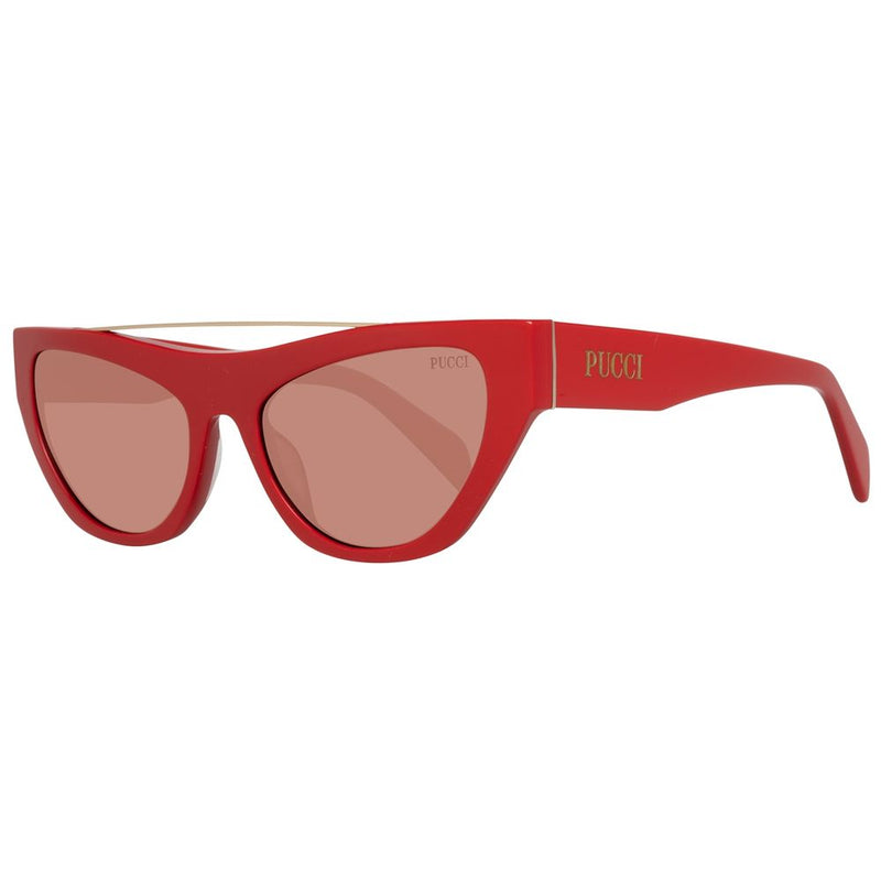 Red Metal Sunglasses-Emilio Pucci-LabelTerrace.com