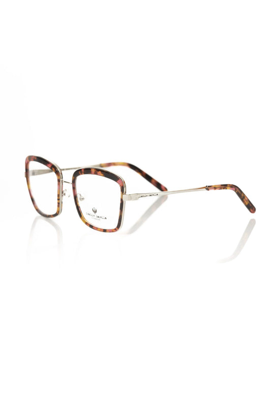 Red Metallic Women's Eyeglass Frame-Frankie Morello-LabelTerrace.com
