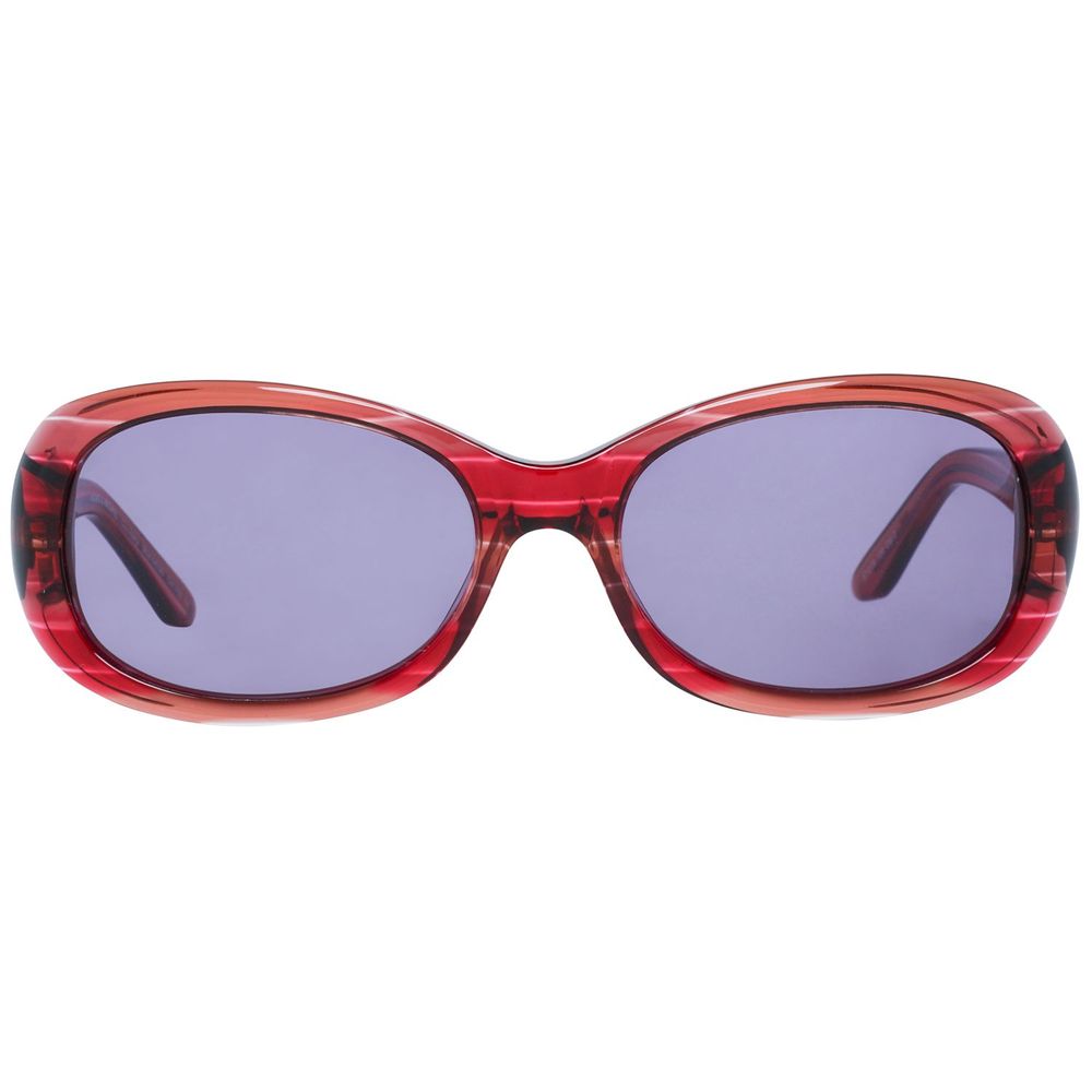 Red Plastic Sunglasses-More & More-LabelTerrace.com