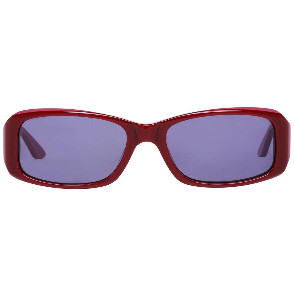 Red Plastic Sunglasses-More & More-LabelTerrace.com